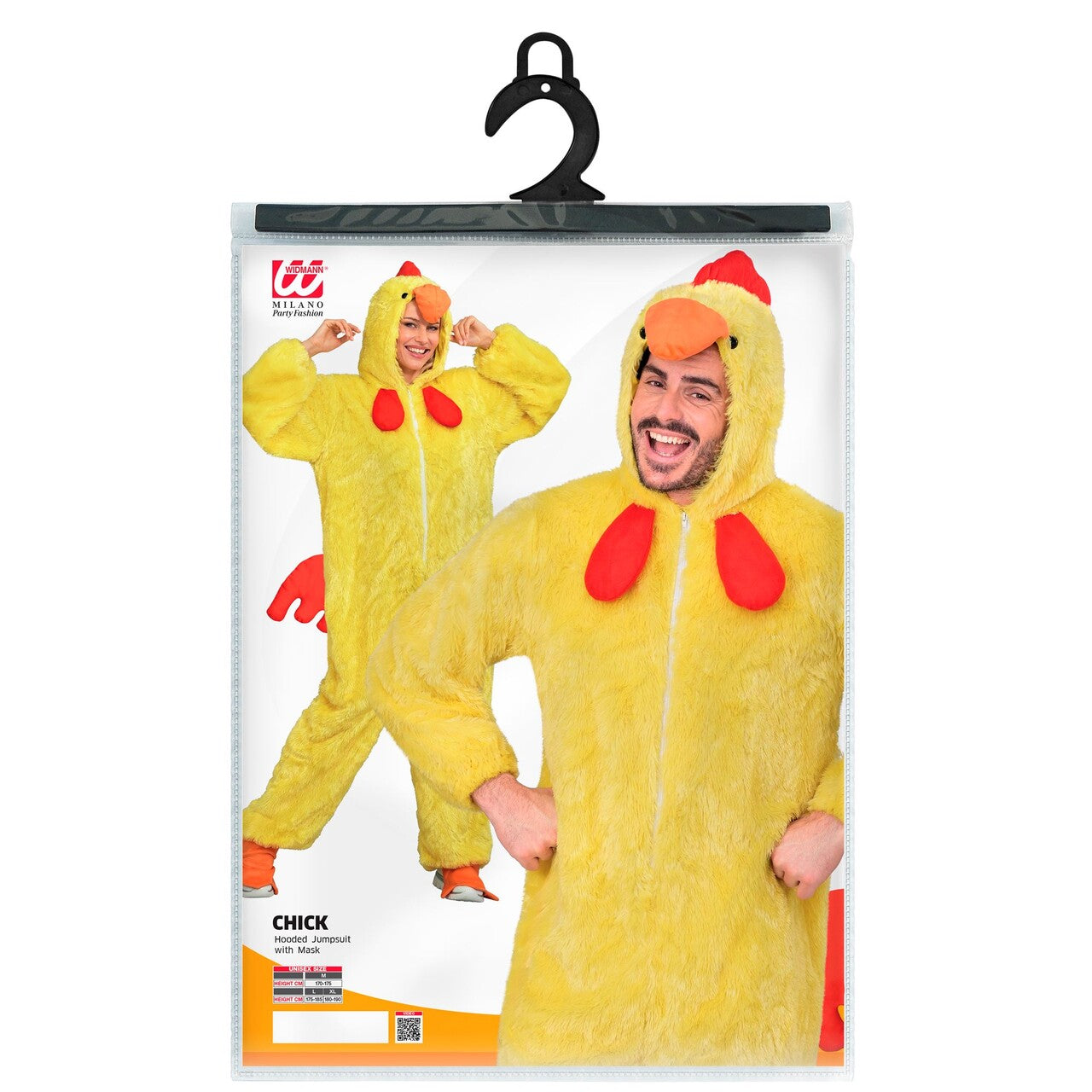 Op deze afbeelding zie je een Kostuums, van het merk Widmann. Kippetje Kaat Onesie Kostuum