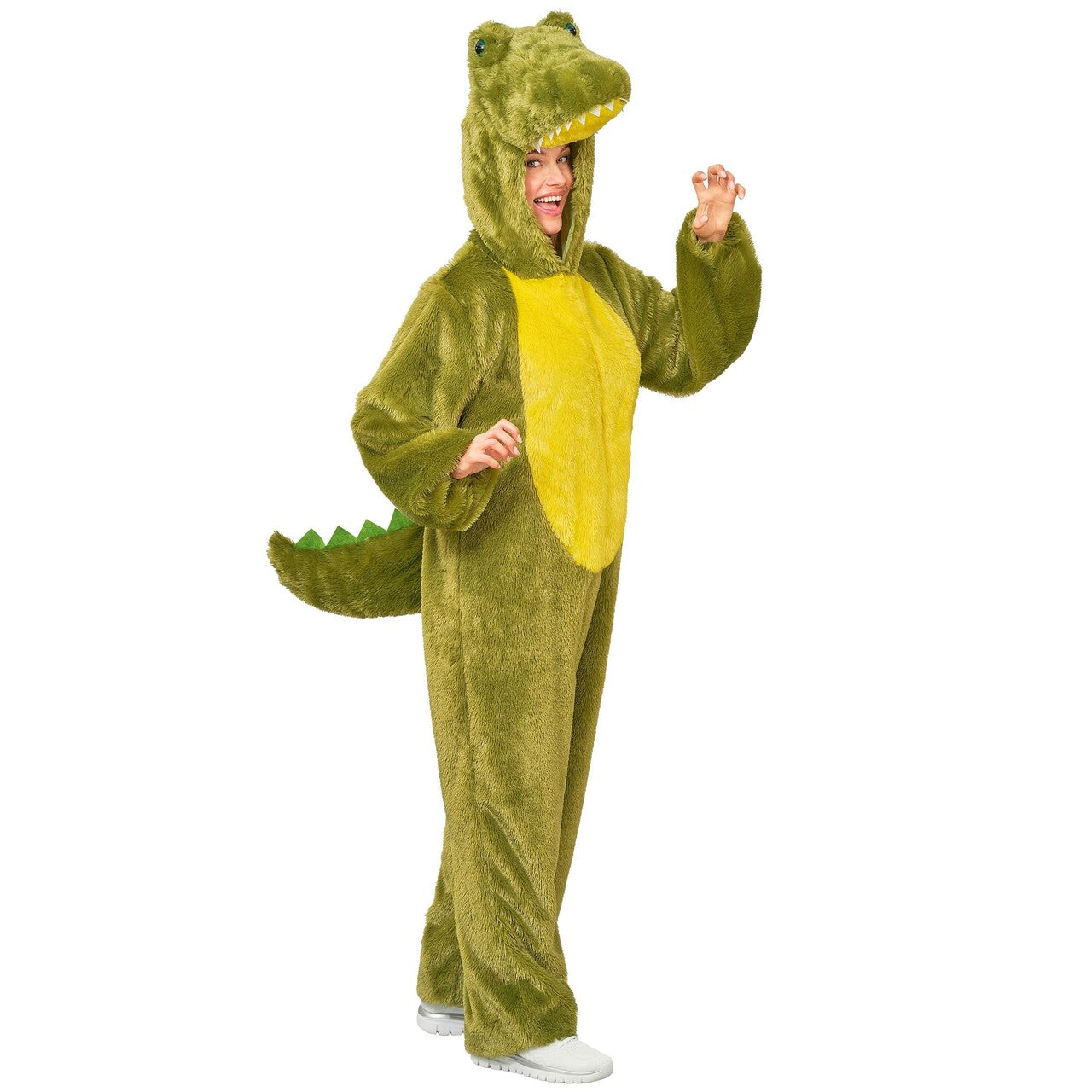 Op deze afbeelding zie je een Kostuums, van het merk Widmann. Krokodil Koos Onesie Kostuum