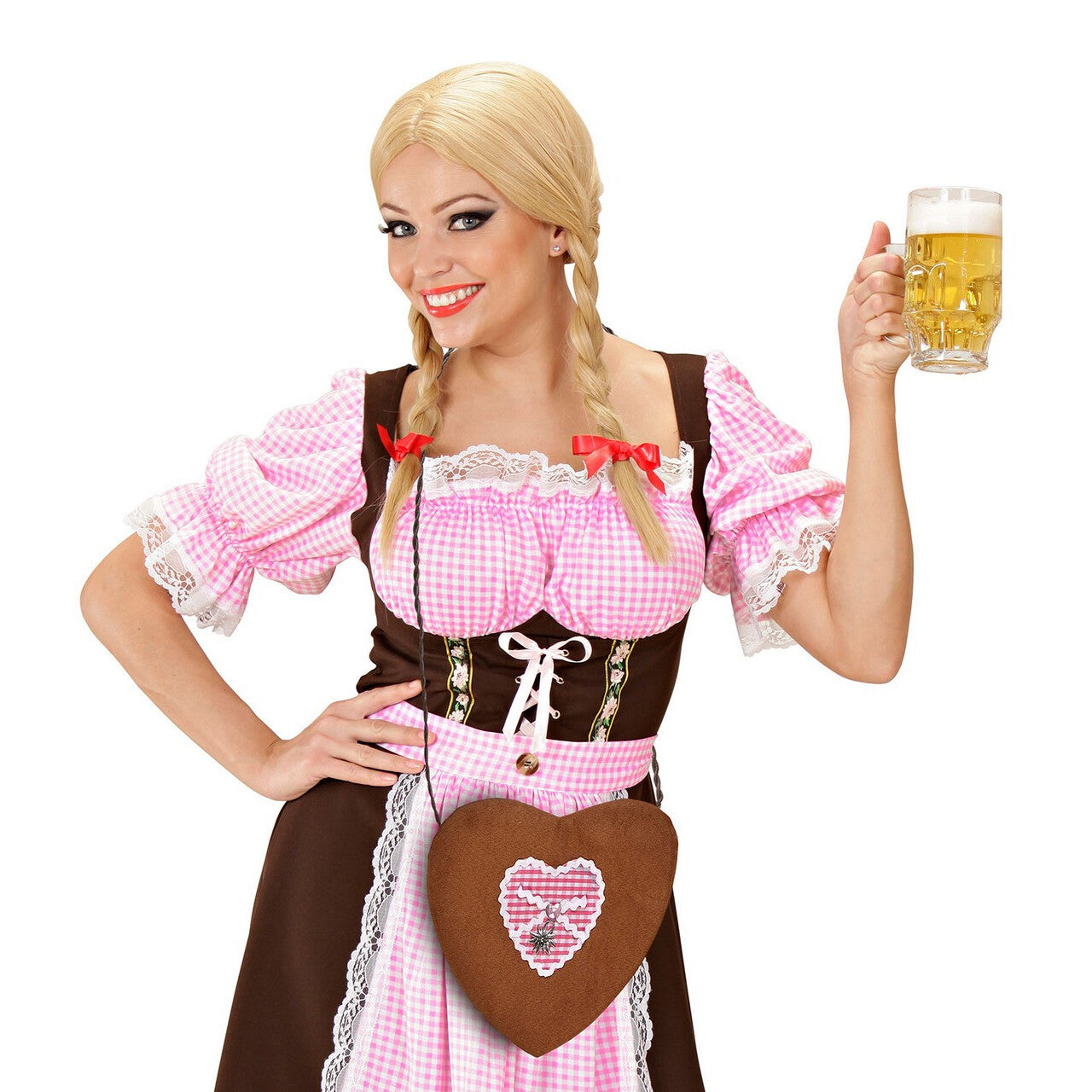 Op deze afbeelding zie je een Accessoires, van het merk Widmann. Handtas Hart Oktoberfest Jagermeister