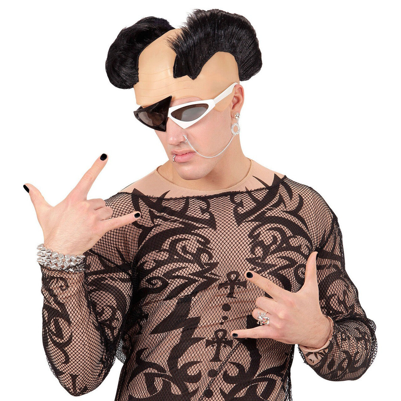 Op deze afbeelding zie je een Accessoires, van het merk Widmann. Hanenkam Speedrocker Dubbel