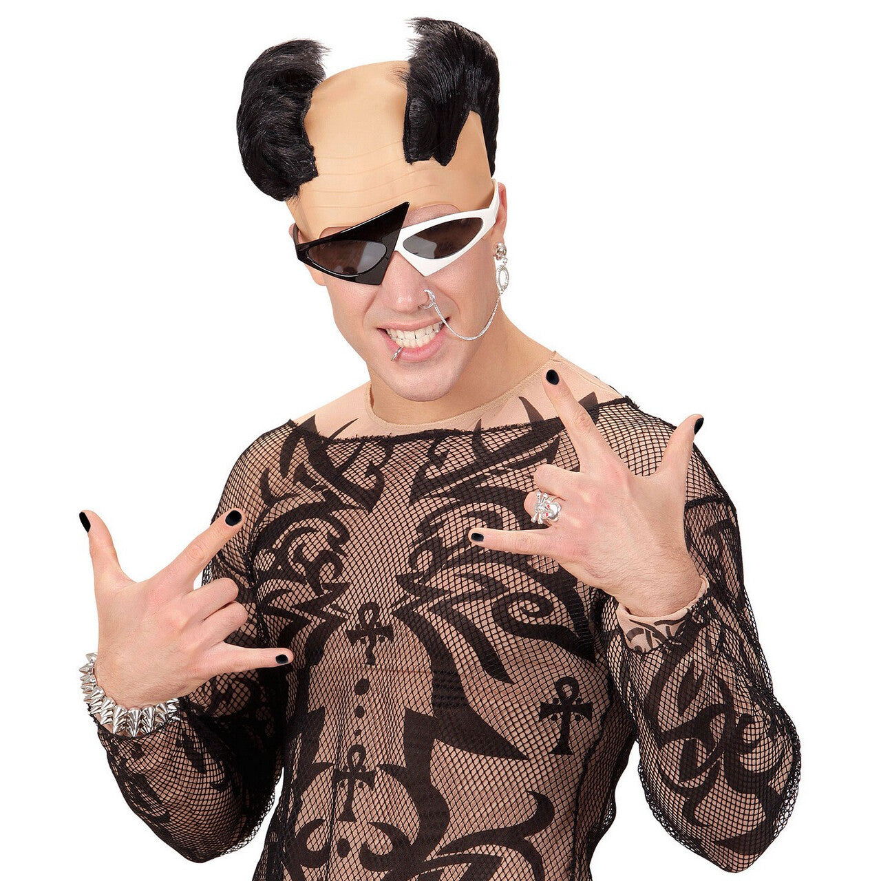 Op deze afbeelding zie je een Accessoires, van het merk Widmann. Hanenkam Speedrocker Dubbel