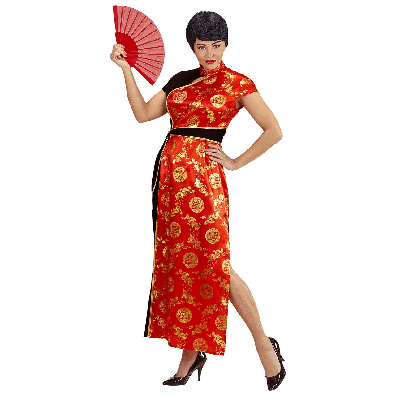 Op deze afbeelding zie je een Kostuums, van het merk Widmann. China Girl Foek Mi Vrouw Kostuum