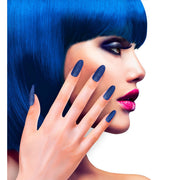 Op deze afbeelding zie je een Accessoires, van het merk Widmann. Nagels Diva Glitter Blauw