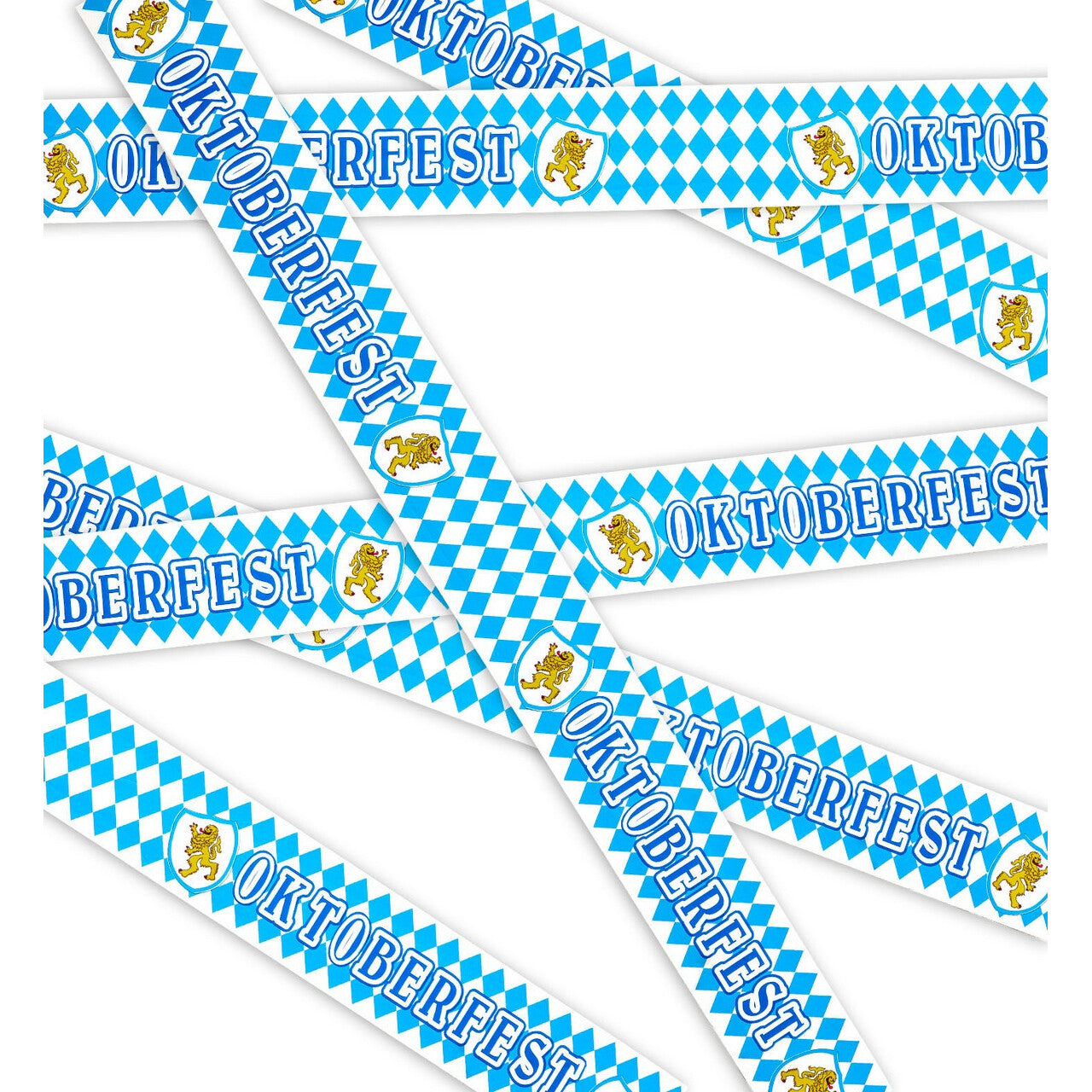 Op deze afbeelding zie je een Decoratie, van het merk Widmann. Afzetlint Bayern Oktoberfest 6 Meter