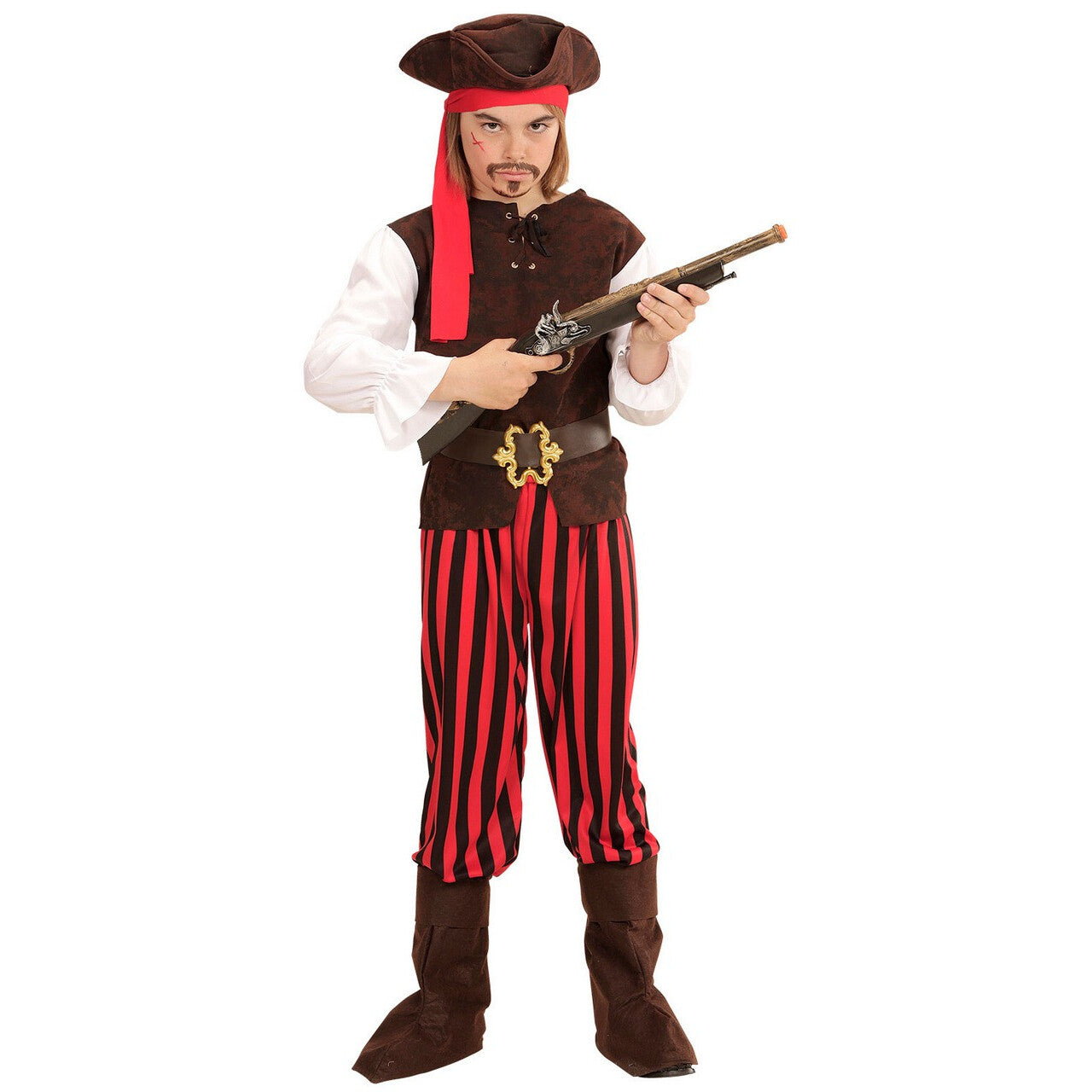 Op deze afbeelding zie je een Accessoires, van het merk Widmann. Authentiek Piraten Geweer Musket 56 Centimeter