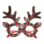 Op deze afbeelding zie je een Accessoires, van het merk Widmann. Rendier Bril Glitter Nerdy Xmas