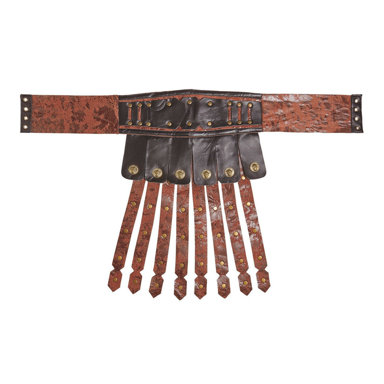 Op deze afbeelding zie je een Accessoires, van het merk Widmann. Lederlook Riem / Schort Romein / Griek Centurio