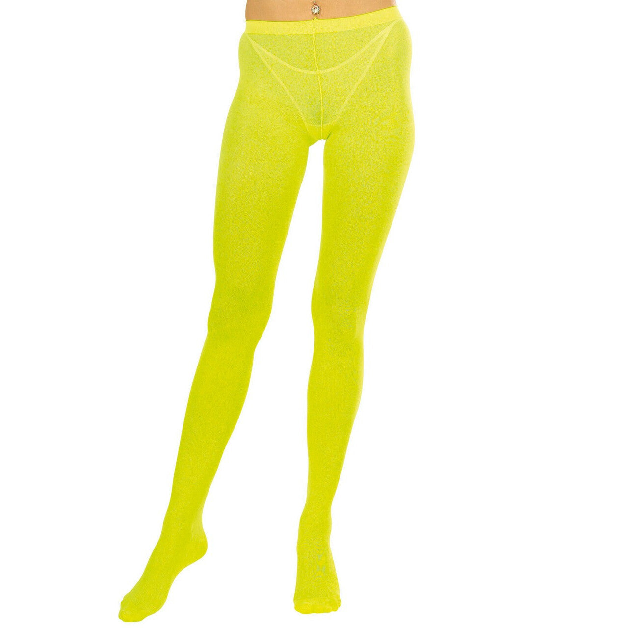 Op deze afbeelding zie je een Accessoires, van het merk Widmann. Flashy Panty Neon 40 Denier Geel