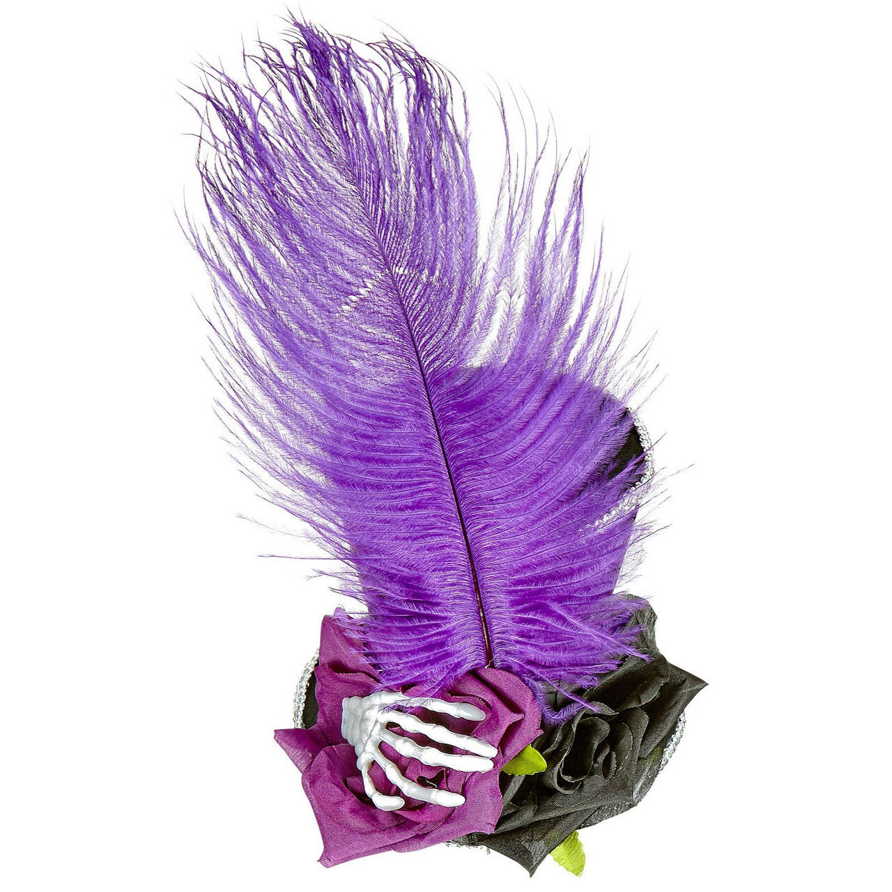 Op deze afbeelding zie je een Accessoires, van het merk Widmann. Mini Hoge Hoed Skelet Hand