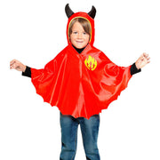 Op deze afbeelding zie je een Accessoires, van het merk Widmann. Rode Duivel Poncho