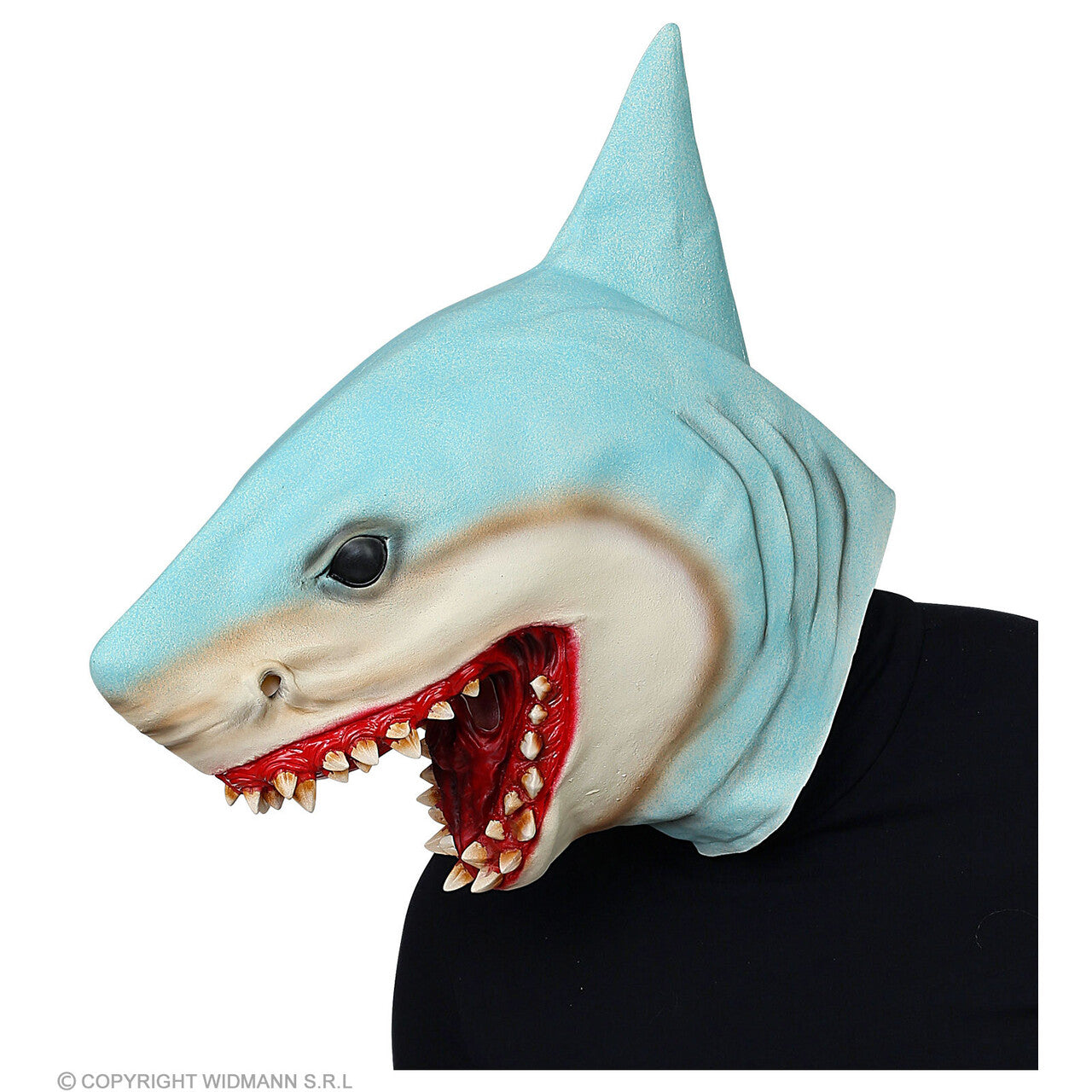 Op deze afbeelding zie je een Accessoires, van het merk Widmann. Hongerige Haai Masker Australie