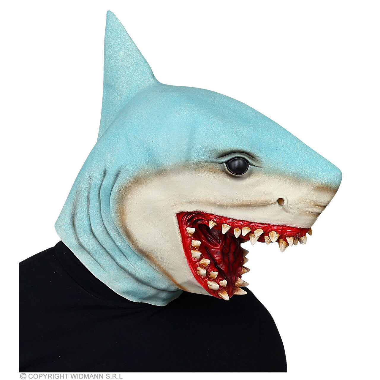Op deze afbeelding zie je een Accessoires, van het merk Widmann. Hongerige Haai Masker Australie