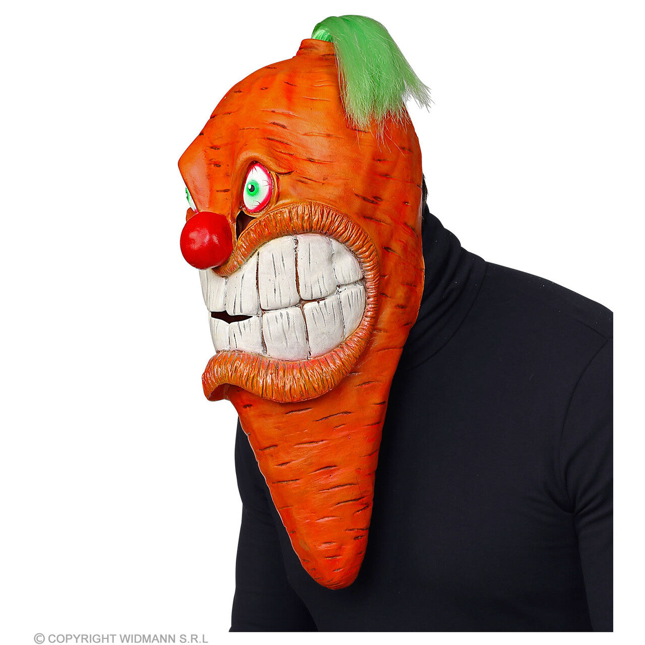 Op deze afbeelding zie je een Accessoires, van het merk Widmann. Onvriendelijke Wortel Masker Halloween