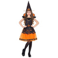 Pompoen Heks Halloween Meisje Kostuum