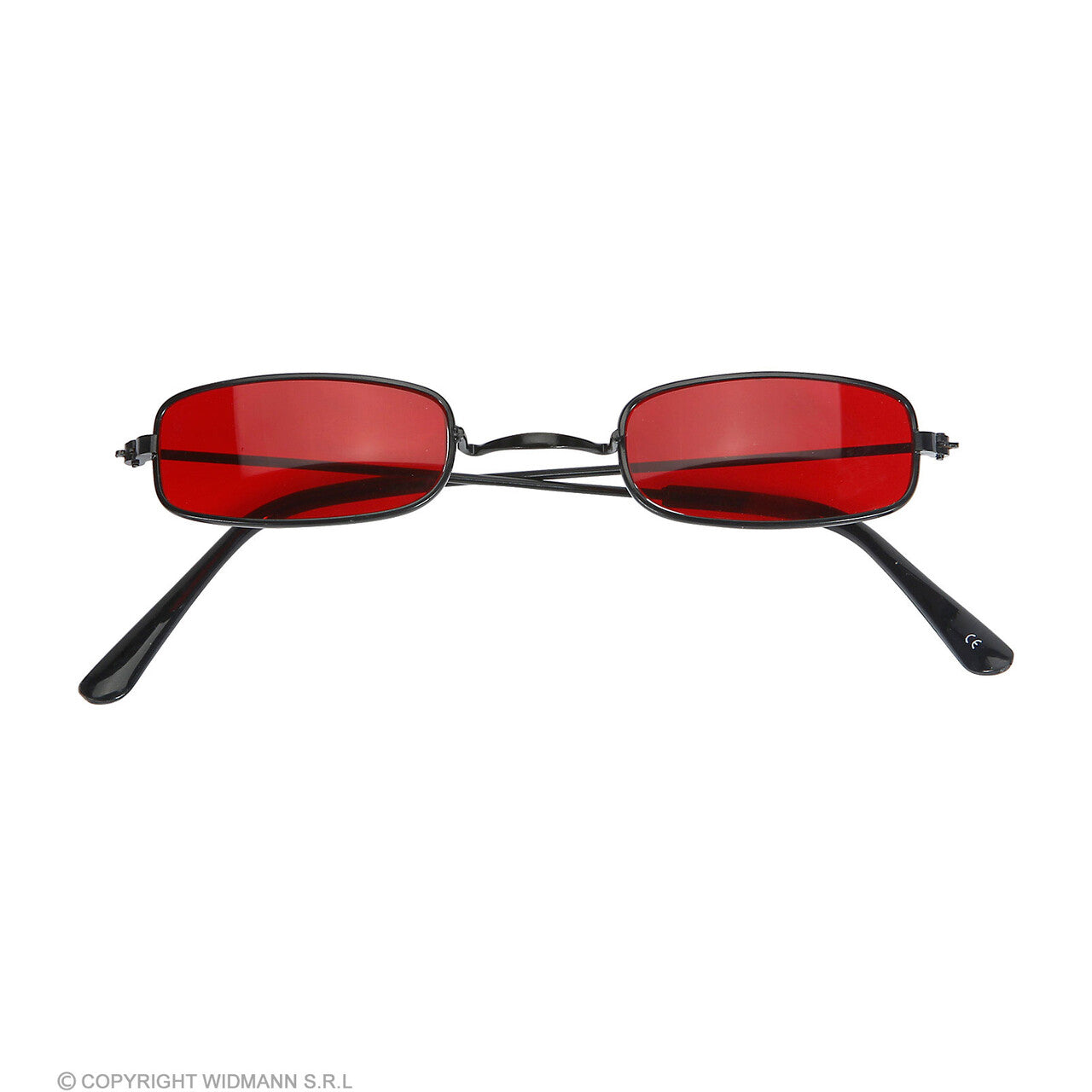 Op deze afbeelding zie je een Accessoires, van het merk Widmann. Bloedrode Bril Rock Vampier