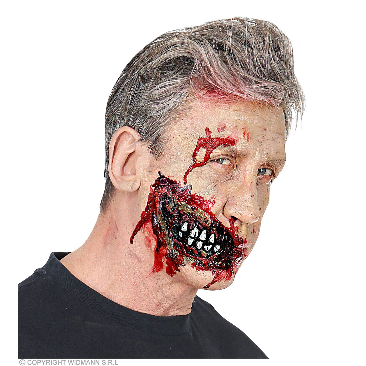 Op deze afbeelding zie je een Accessoires, van het merk Widmann. Zombie Bloederig Plakkaak