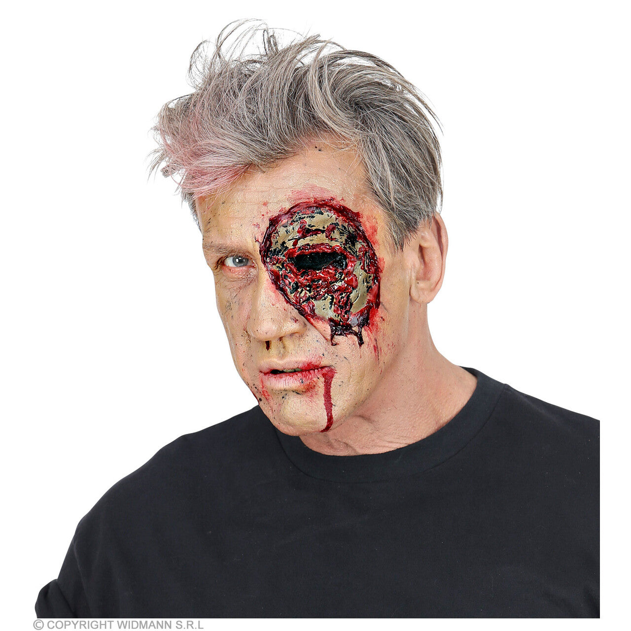 Op deze afbeelding zie je een Accessoires, van het merk Widmann. Uitgelepeld Zombie Oog