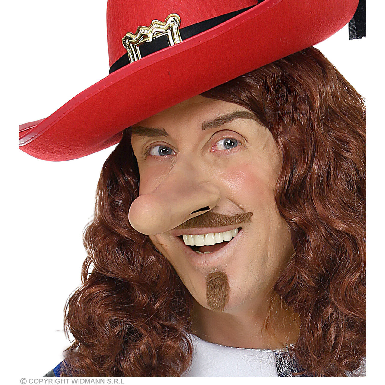 Op deze afbeelding zie je een Accessoires, van het merk Widmann. Lange Neus Pinokkio Cyrano