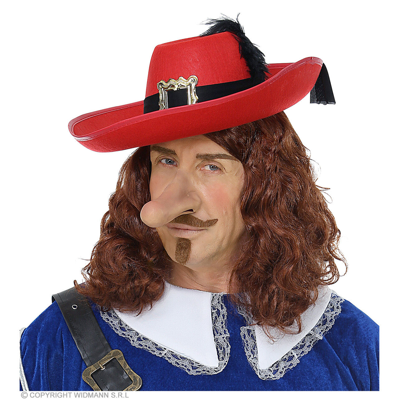 Op deze afbeelding zie je een Accessoires, van het merk Widmann. Lange Neus Pinokkio Cyrano