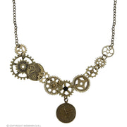 Op deze afbeelding zie je een Accessoires, van het merk Widmann. Ketting Steampunk Radertjes
