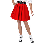 Op deze afbeelding zie je een Kostuums, van het merk Widmann. Plooirok Rock And Roll Rood Vrouw