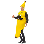 Op deze afbeelding zie je een Kostuums, van het merk Widmann. Lekker Geel Hapje Mister Banana Kostuum