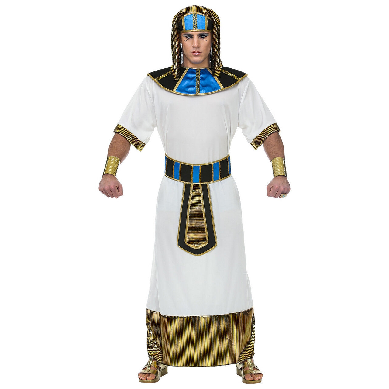 Op deze afbeelding zie je een Kostuums, van het merk Widmann. Heerser Van De Nijl Farao Thoetmoses Man Kostuum