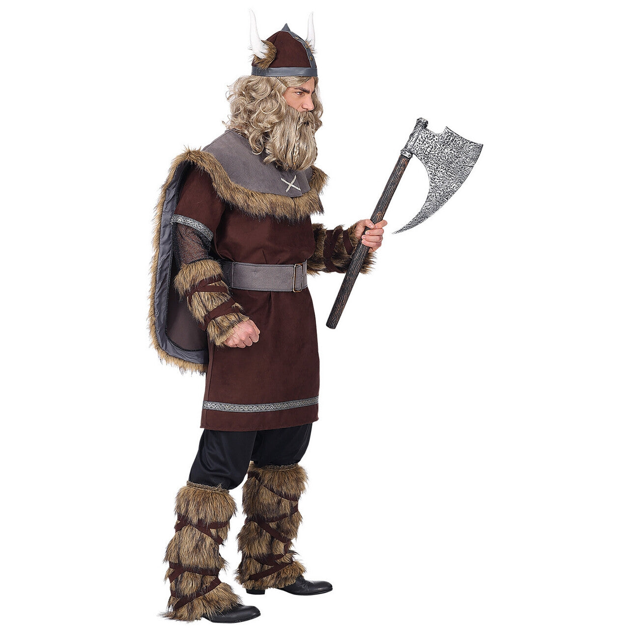 Op deze afbeelding zie je een Kostuums, van het merk Widmann. Onverwoestbare Woeste Viking Noorwegen Man Kostuum