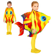 Op deze afbeelding zie je een Kostuums, van het merk Widmann. Tropische Aquarium Vis Kind Kostuum