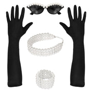 Op deze afbeelding zie je een Accessoires, van het merk Widmann. Jaren 60 Tiffany Parel Set