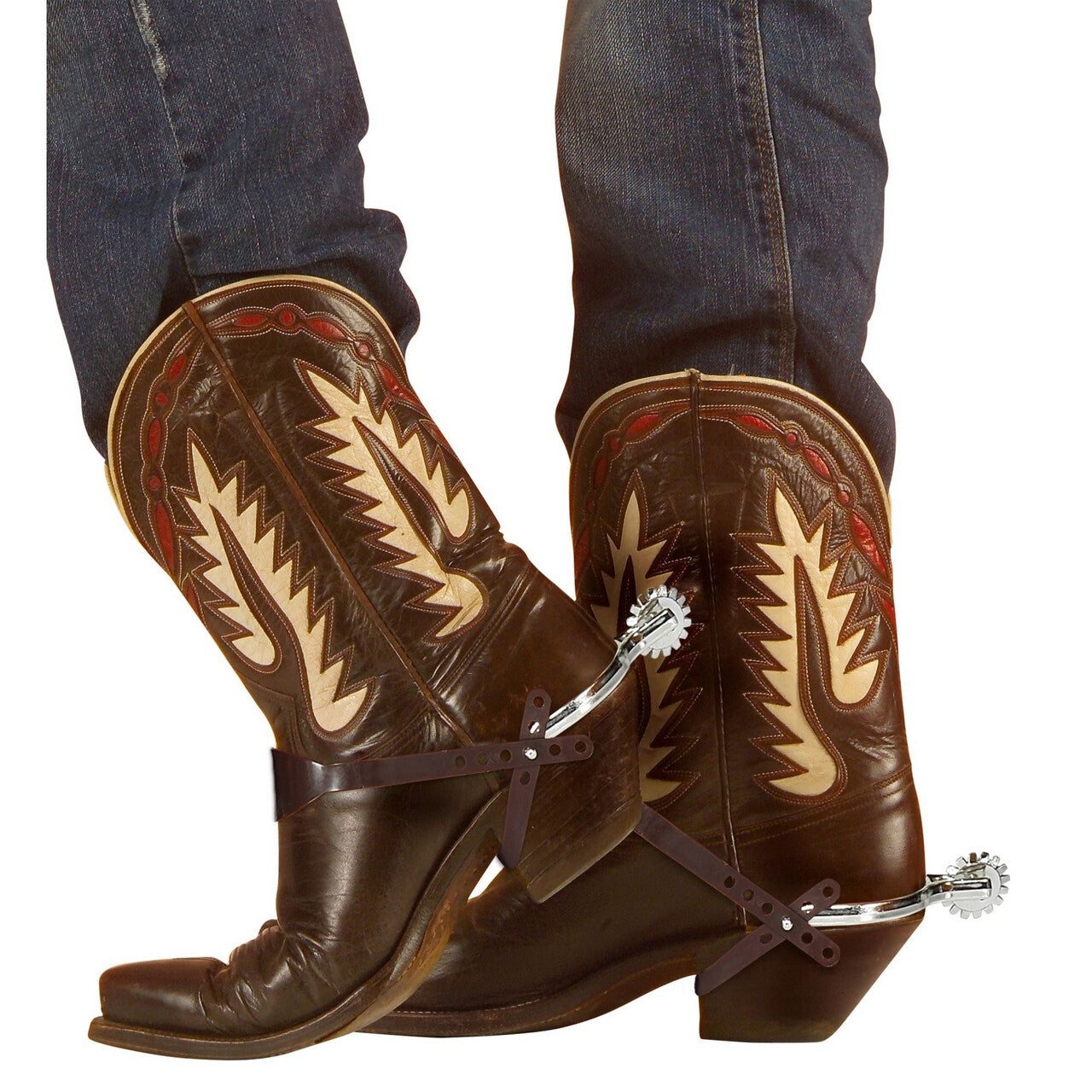 Op deze afbeelding zie je een Accessoires, van het merk Widmann. Sporen Stoere Cowboy Cowgirl Zilver