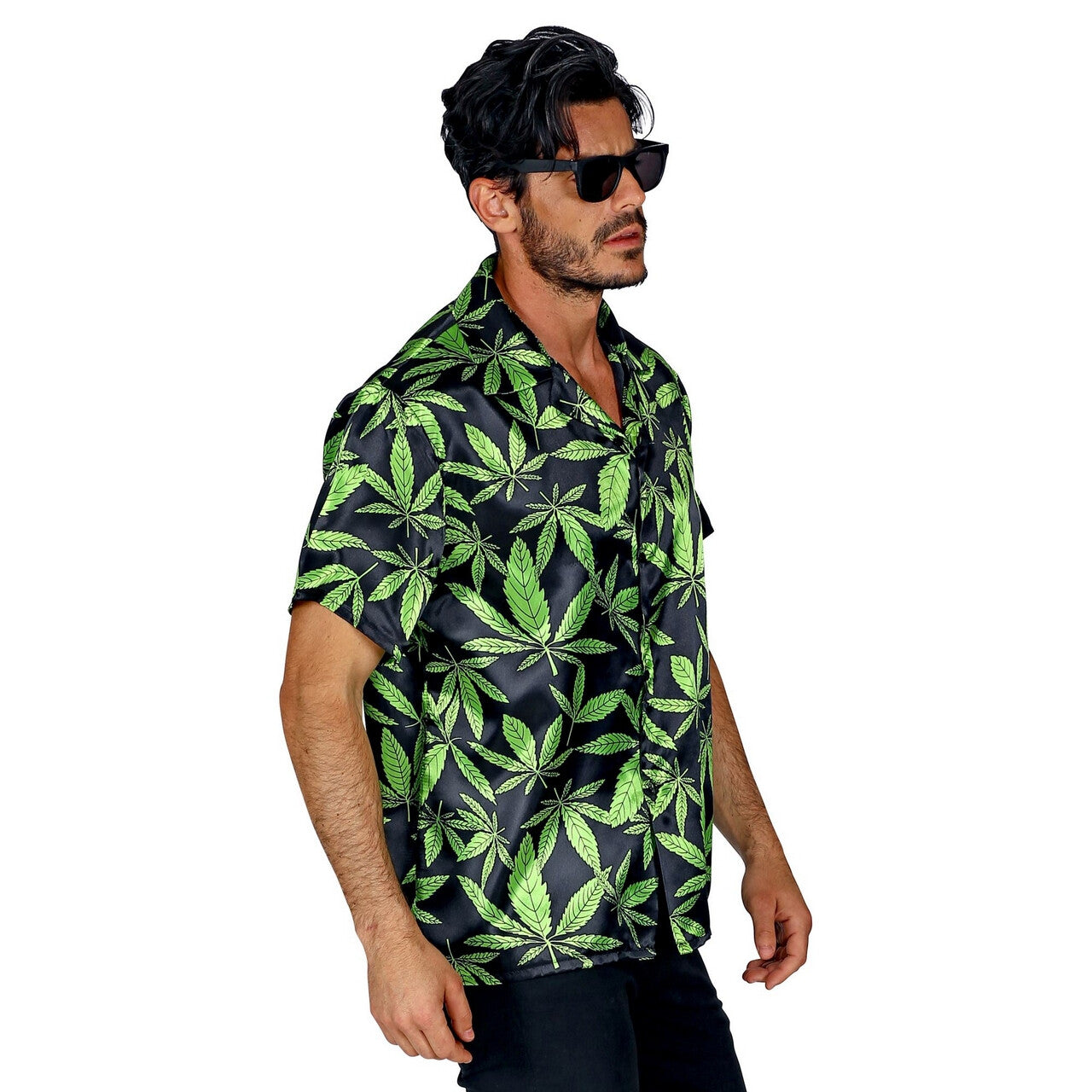 Op deze afbeelding zie je een Kostuums, van het merk Widmann. Cannabis Shirt Lekkere Trek Man