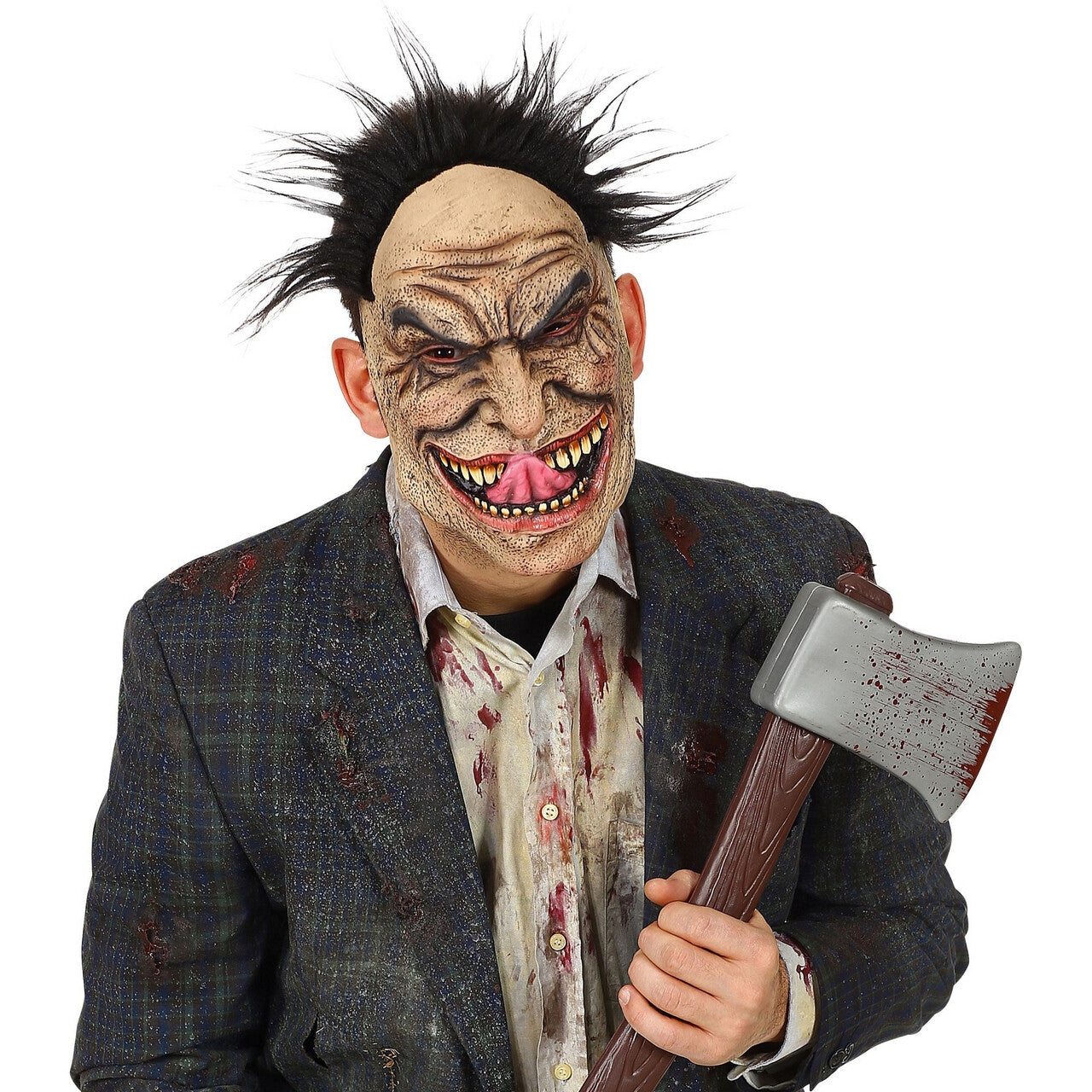 Op deze afbeelding zie je een Accessoires, van het merk Widmann. Masker Bloeddorstige Zonderling