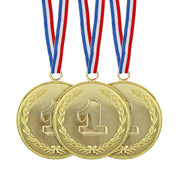 Op deze afbeelding zie je een Accessoires, van het merk Widmann. Set Van 3 Gouden Medailles Wereldkampioenschappen
