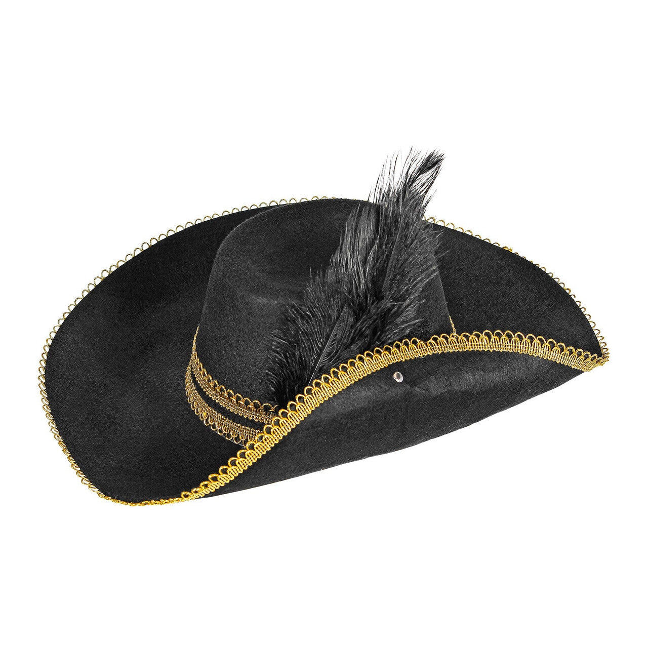 Op deze afbeelding zie je een Accessoires, van het merk Widmann. Musketiershoed Met Veer Graaf Van Artagnan