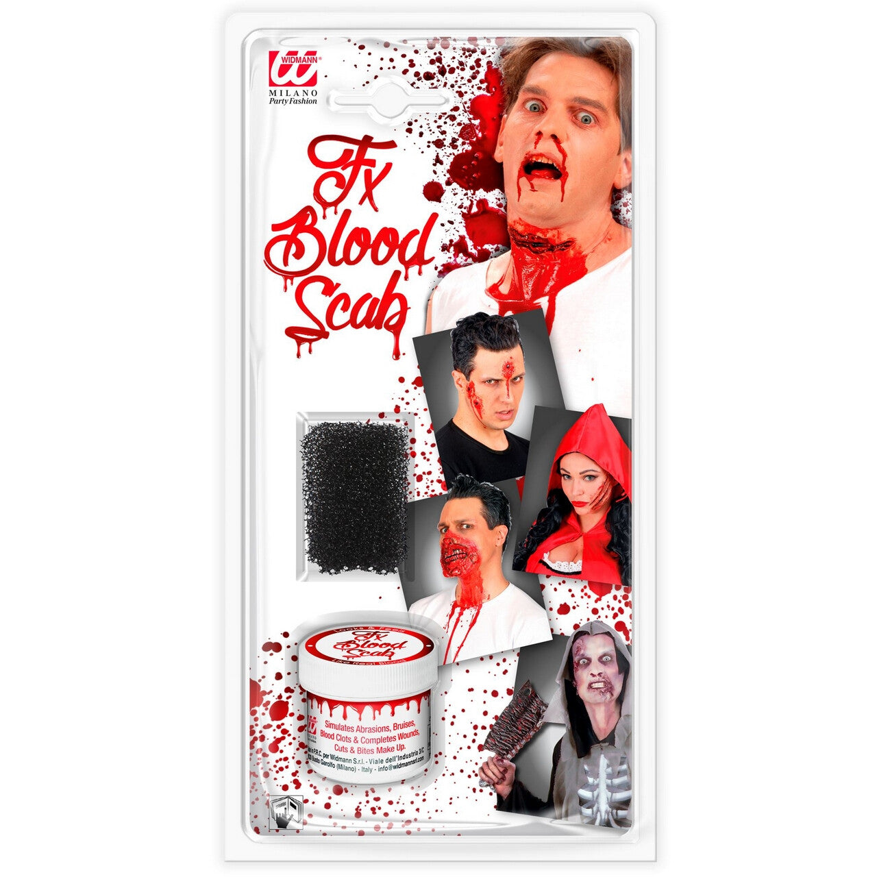 Op deze afbeelding zie je een Accessoires, van het merk Widmann. Horror Make-Up Set Bloed