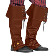 Op deze afbeelding zie je een Accessoires, van het merk Widmann. Bruine Laarskappen Zilte Zee Piraat