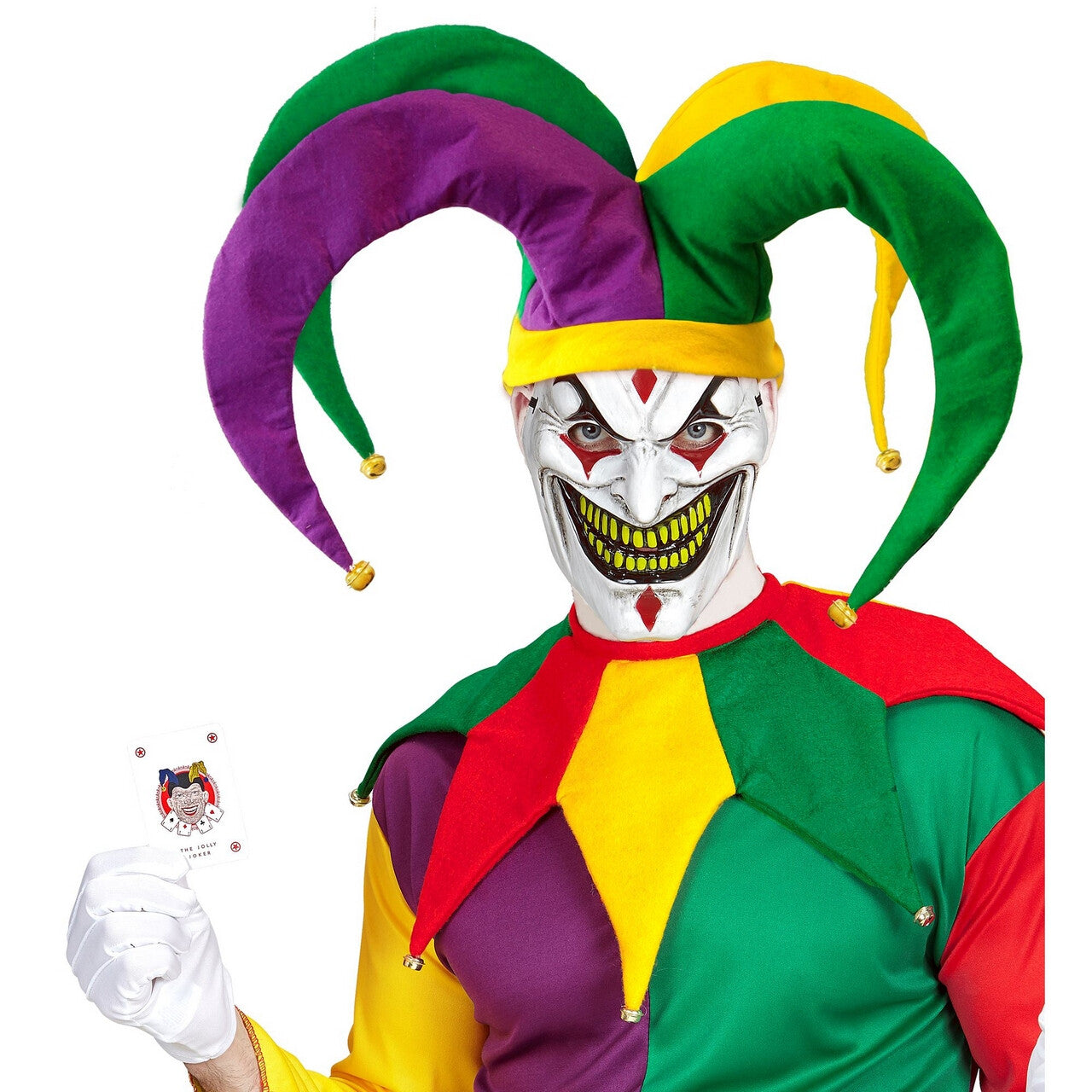 Op deze afbeelding zie je een Accessoires, van het merk Widmann. Jokermuts Met Tingeling Belletjes
