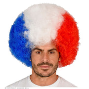 Op deze afbeelding zie je een Accessoires, van het merk Widmann. Super Afro Pruik Frankrijk