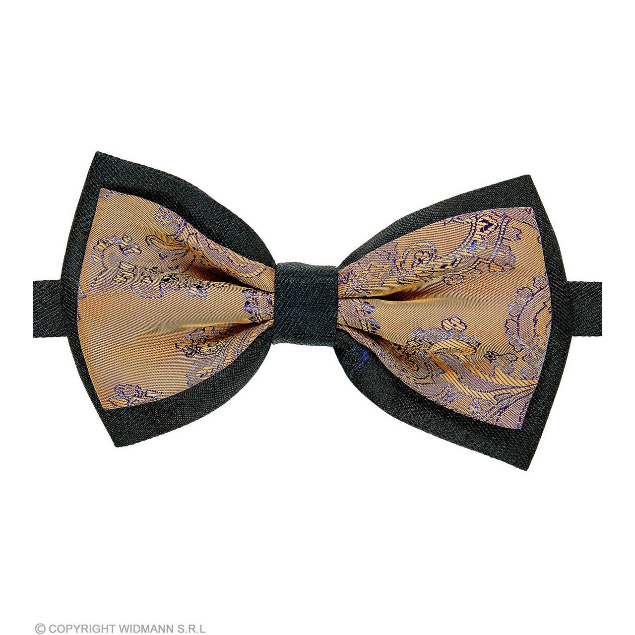 Op deze afbeelding zie je een Accessoires, van het merk Widmann. Luxe Bruine Vlinderdas