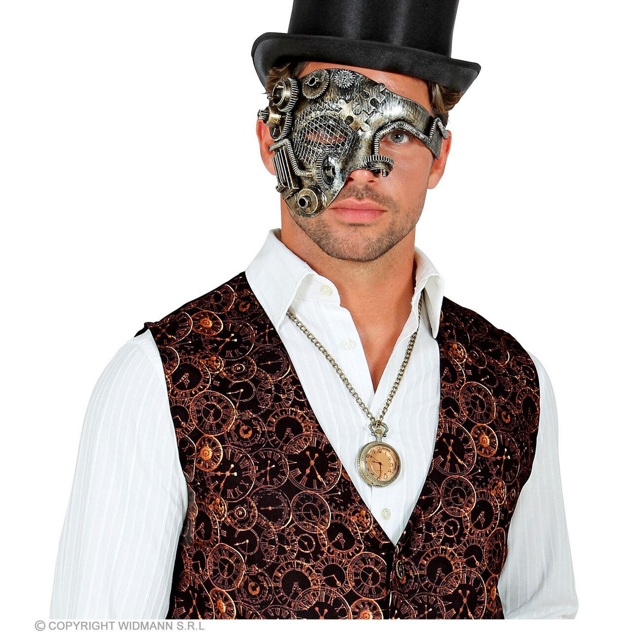 Op deze afbeelding zie je een Accessoires, van het merk Widmann. Altijd Bij De Tijd Horloge Ketting