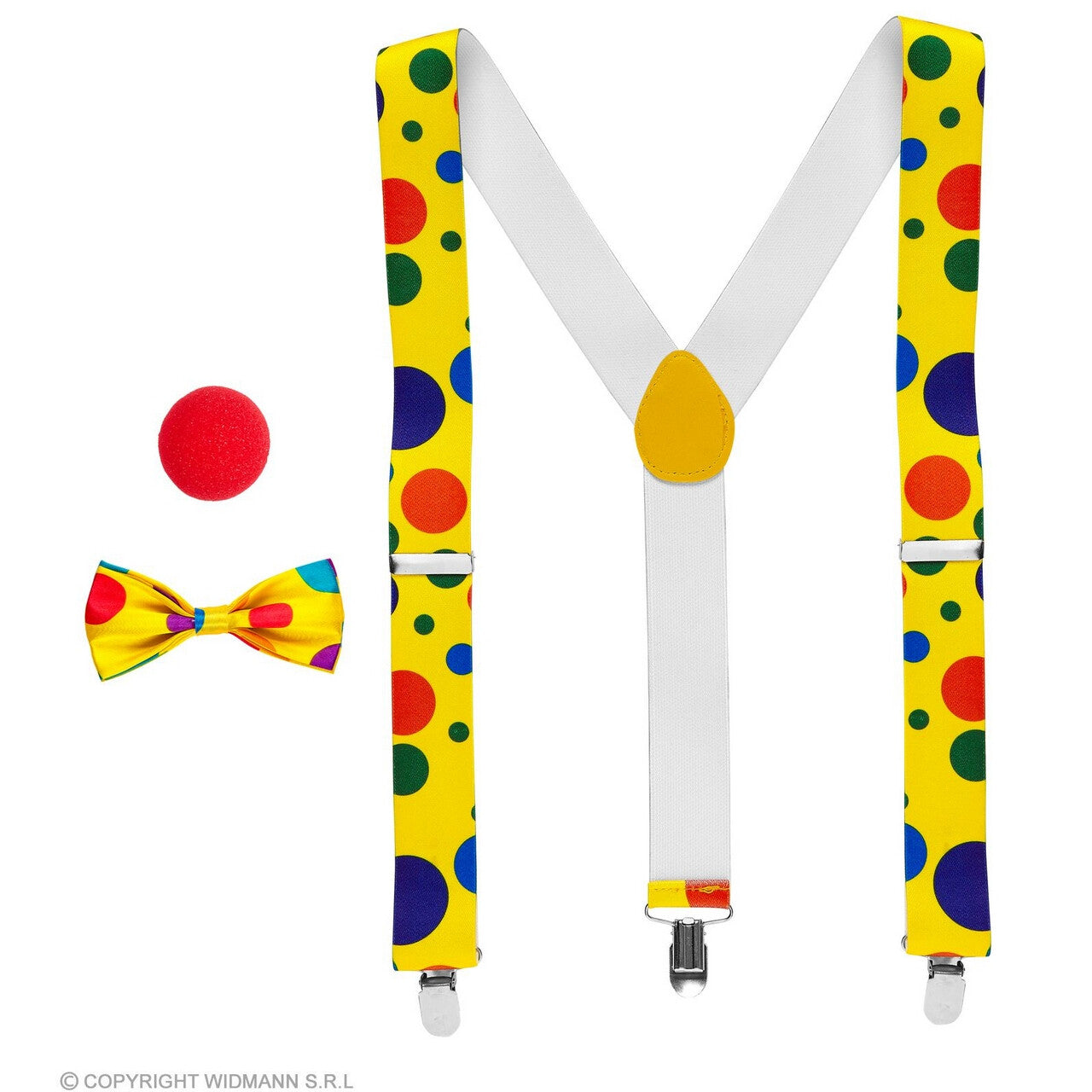 Op deze afbeelding zie je een Accessoires, van het merk Widmann. Popi De Clown Set