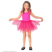 Op deze afbeelding zie je een Kostuums, van het merk Widmann. Ballet Prinses Rosa Tutu 30 Centimeter Roze Meisje