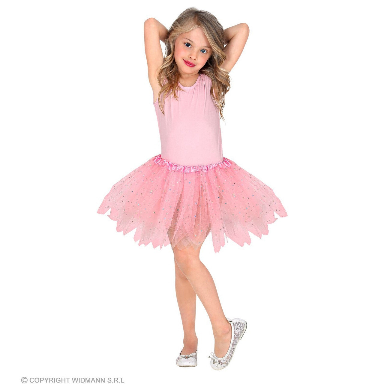 Op deze afbeelding zie je een Kostuums, van het merk Widmann. Bella Ballet Feetutu 30 Centimeter Lichtroze Meisje