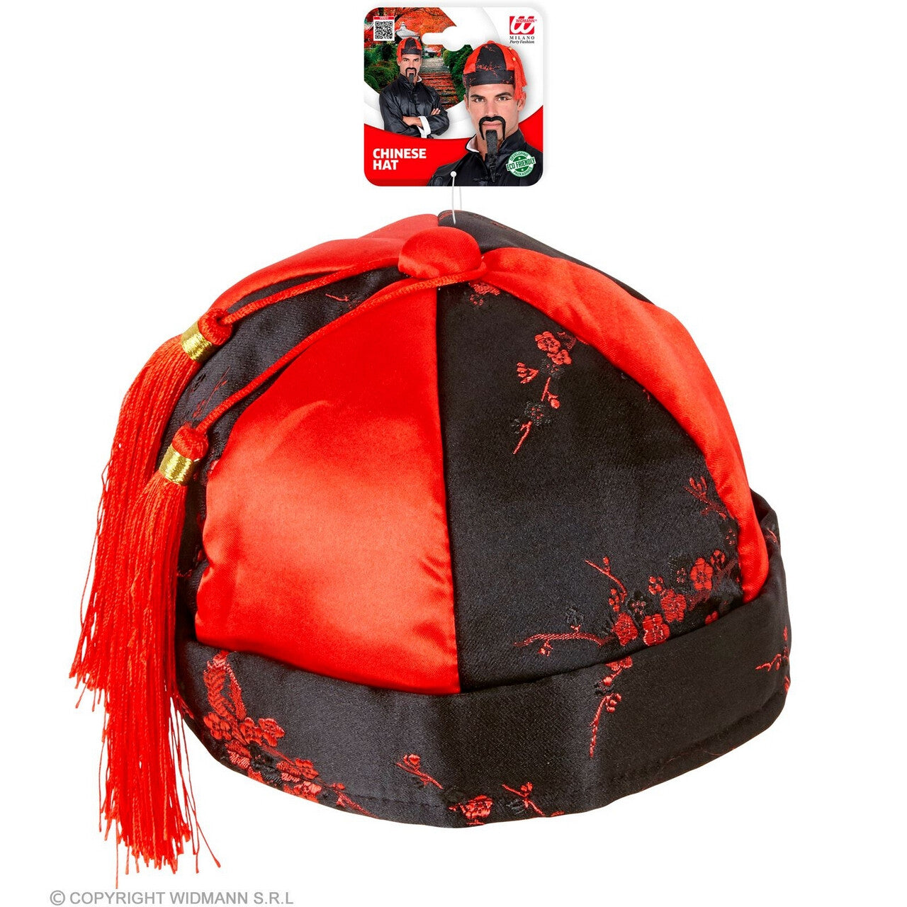 Op deze afbeelding zie je een Accessoires, van het merk Widmann. Chinensis Chinees Hoedje