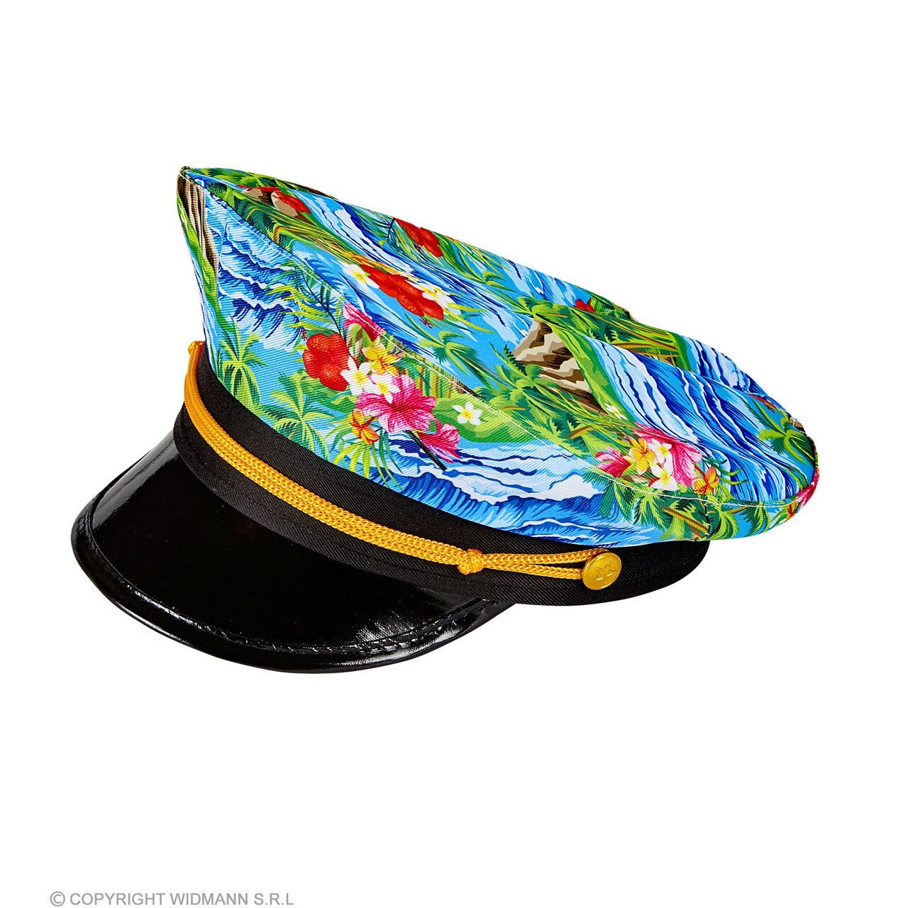 Op deze afbeelding zie je een Accessoires, van het merk Widmann. Zomerse Hawaii Kapitein Pet