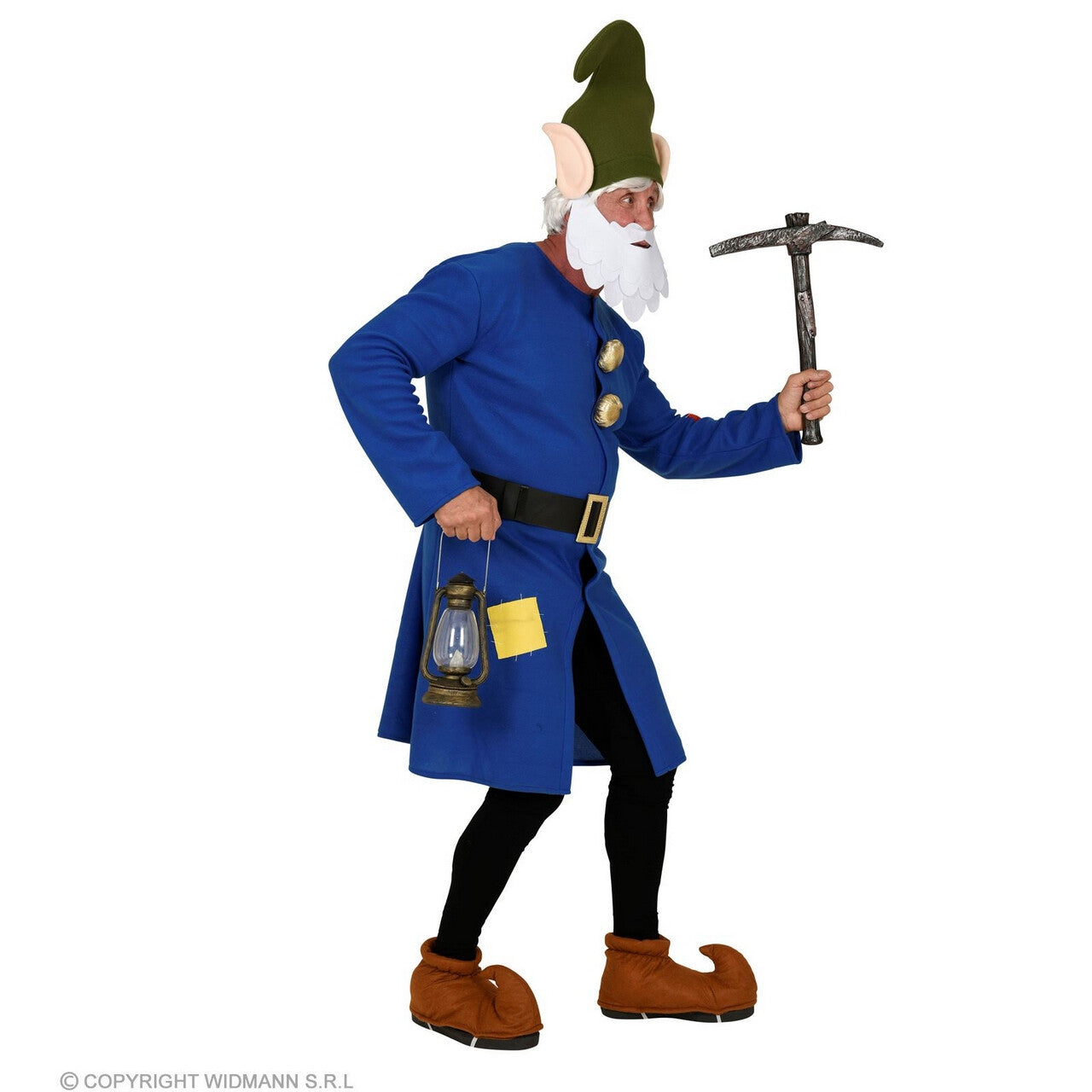 Op deze afbeelding zie je een Kostuums, van het merk Widmann. Hardwerkende Mijn Kabouter Dommel Man Kostuum