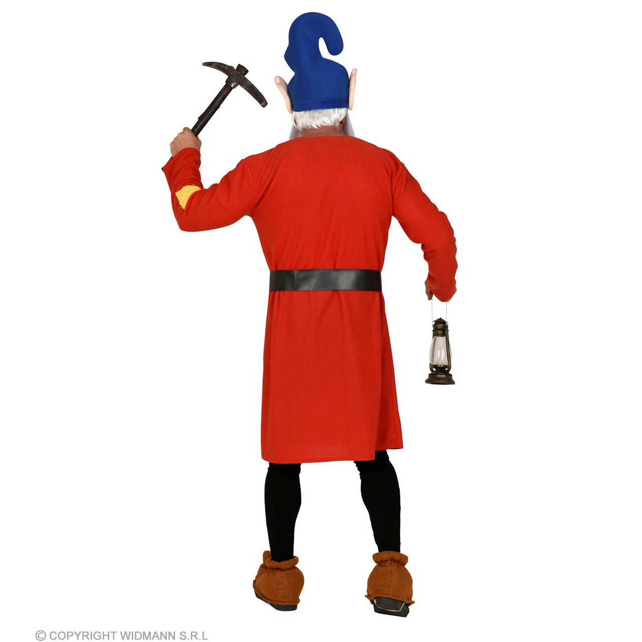 Op deze afbeelding zie je een Kostuums, van het merk Widmann. Luie Mijnwerker Kabouter Dopey Man Kostuum