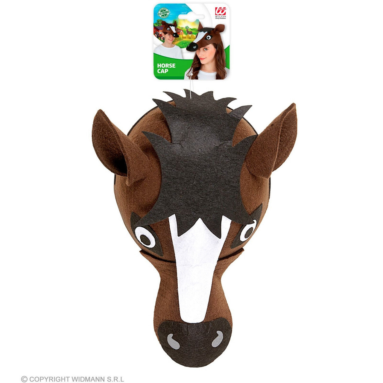 Op deze afbeelding zie je een Accessoires, van het merk Widmann. Hop Hop In Galop Paard Op Je Hoofd