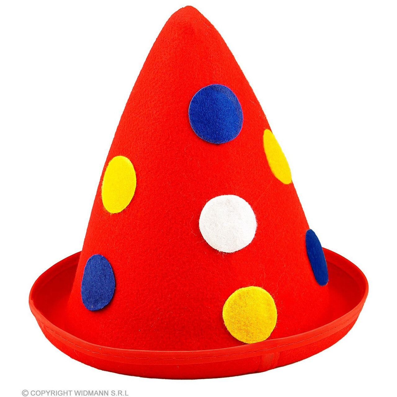 Op deze afbeelding zie je een Accessoires, van het merk Widmann. Hoed Noppie De Clown Rood